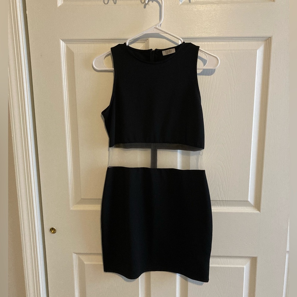 Tobi Mini Dress (mesh middle)